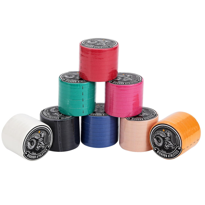 [Australia] - Bighorn Athletics Jiu Jitsu Finger Tape, Rock Climbing Tape, Sports Medical Tape & Athletic Tape for Fingers, Hands, & Toes, 0.3-Inch x 45-feet, 8-Rolls, Black 