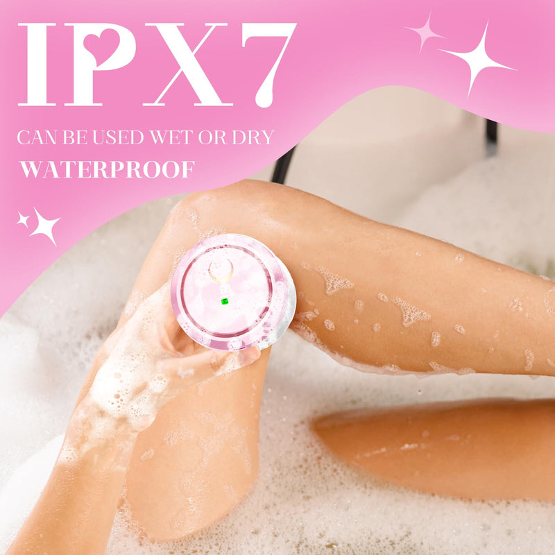 [Australia] - Electric Razors for Women - Flawless Women's Electric Body Shaver, Waterproof Wet Dry Hair Remover with Detachable Head, Easy to Hold with Anti-Slip Strips, Cherry 6900 Pink 