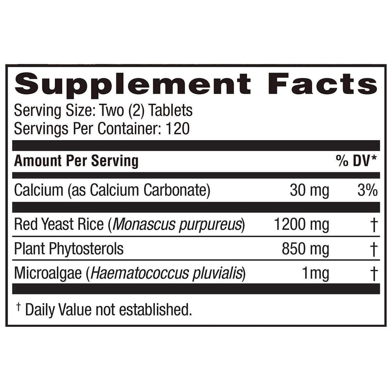 [Australia] - Weider Red Yeast Rice Plus 1200 mg, 240 Tablets 