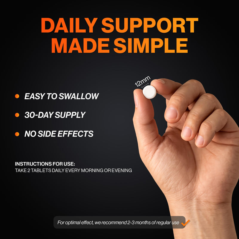 4 HIM TestoBalance - Testosterone Supplements for Men - with Zinc + Magnesium + B6 Complex, L-Arginine, Ginseng & Fenugreek - Energy & Muscle Function - 60 Vegan Tablets