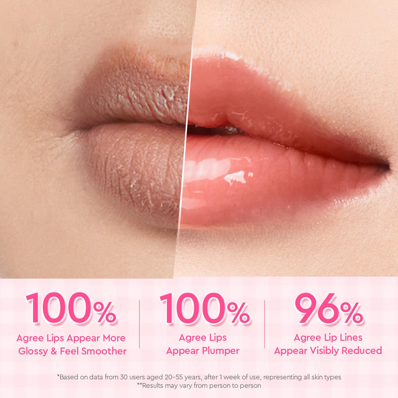 3-in-1 Brightening Lip Serum, Tinted Lip Balm with VC-IP & Vitamin E, Lightweight Non-Sticky Lip Gloss with Matching Charm (02 Peach) Peach Pie (Peach)