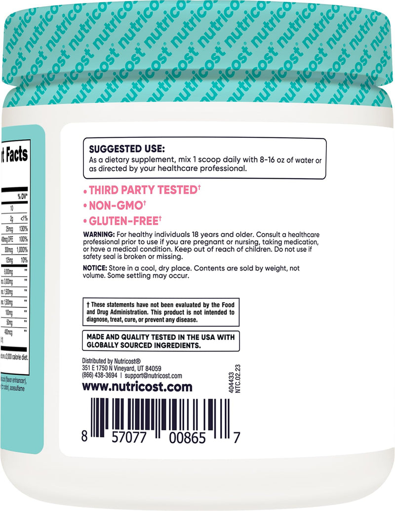 [Australia] - Nutricost BCAA for Women (Watermelon, 30 Servings) - Formulated Specifically for Women - Non-GMO and Gluten-Free Watermelon 30 Servings (Pack of 1) 