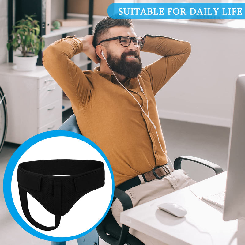Jetec Hernia Belts for Men Groin Brace Left or Right Side Inguinal Hernia Support Supportive Groin Pain Truss Adjustable Removable Truss for Men Pain Relief Recovery(Classic) Classic