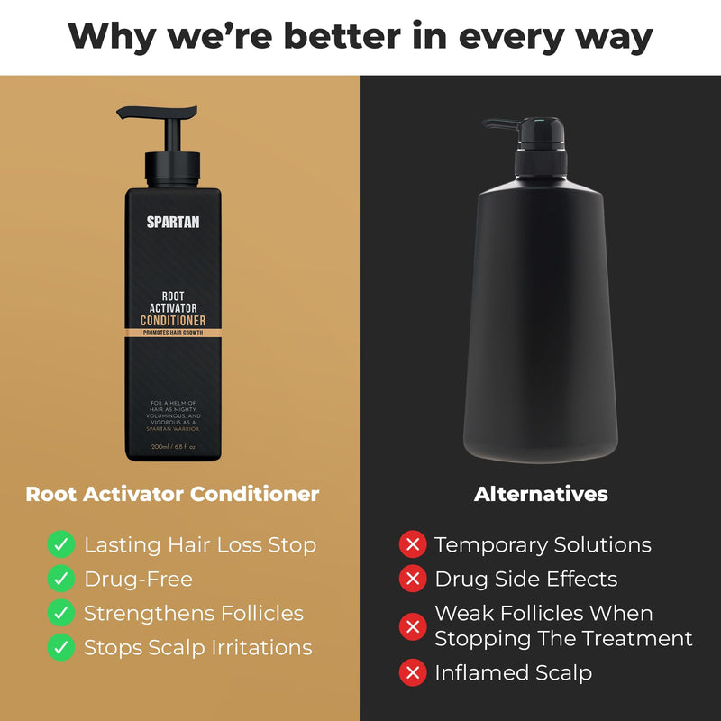 SPARTAN™ Root Activator Conditioner For Men - Hair Growth Conditioner, Thickening Hair Moisturizer for Hair Loss and Thinning Hair
