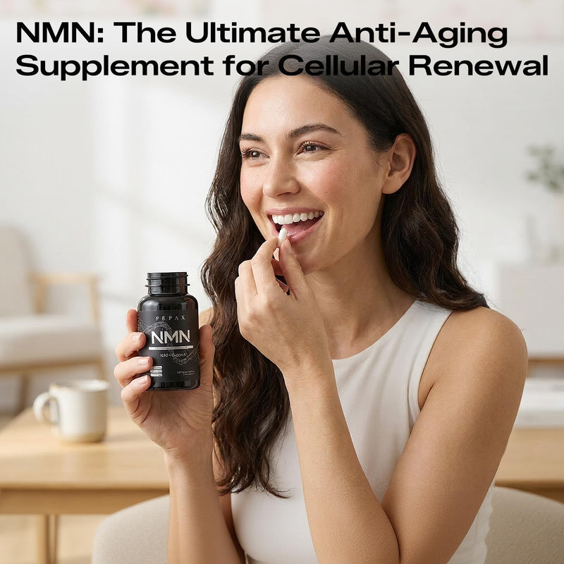 NMN Supplement 500mg - 99% Pure NMN Capsules, 3rd Party Tested High Purity NAD Supplement for Healthy NAD+ Levels & Healthy Aging - 90 Capsules (45 Servings), Made in USA