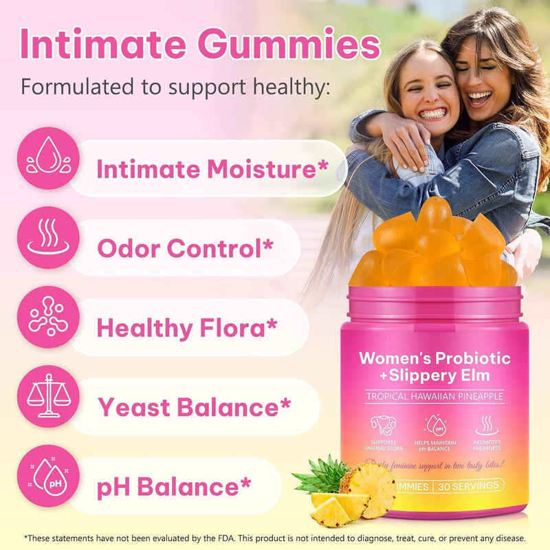 Vaginal Probiotics Gummies for Women, Premium Feminine Balance Gummies for PH Balance