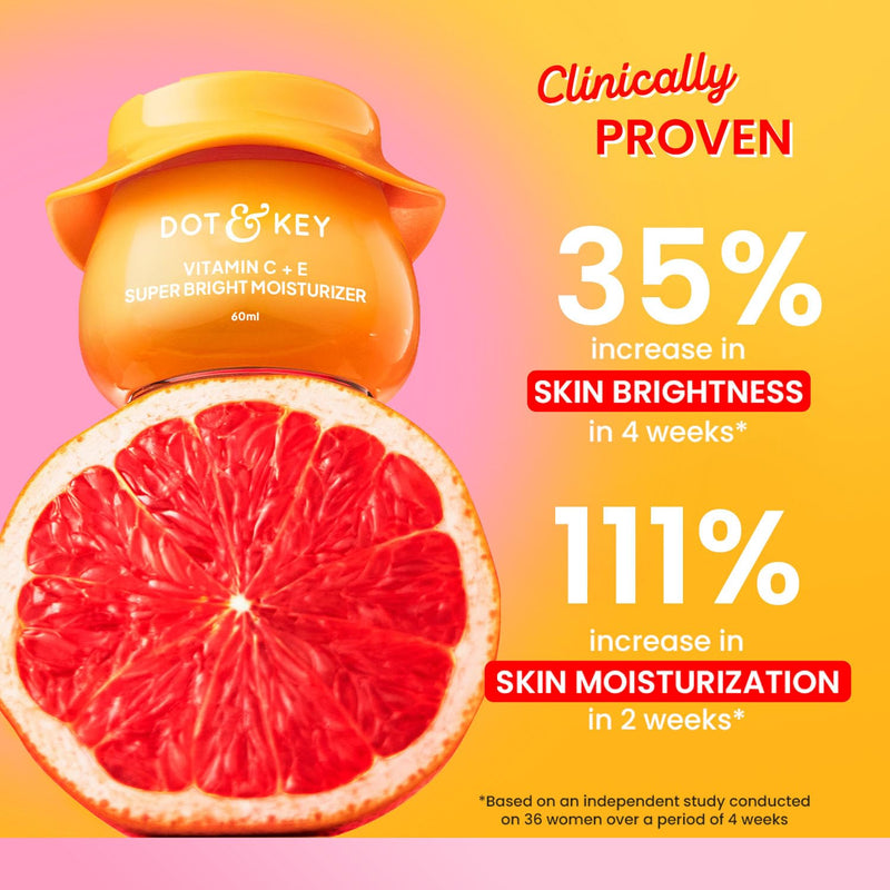 Dot & Key Vitamin C & E Sorbet Face Moisturizer | Lightweight Oil-Free Daily Cream | For All Skin Types | 2.02 fl oz (60 ml)