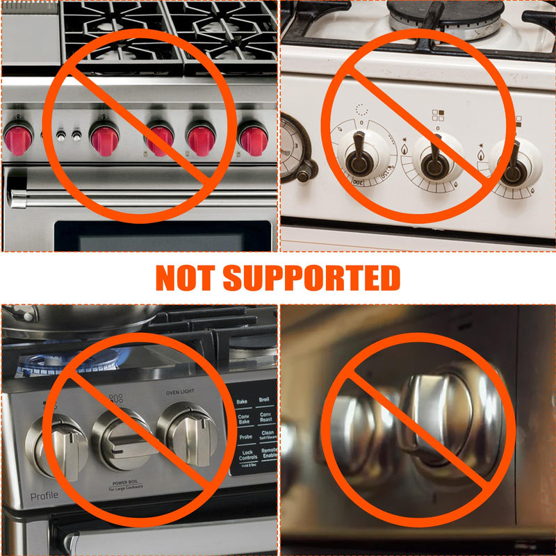 [Australia] - Stove Knob Safety Covers Baby Proofing for Press Stove Knob and Oven Knob Child Safety Locks - 5 Pack (Black) 