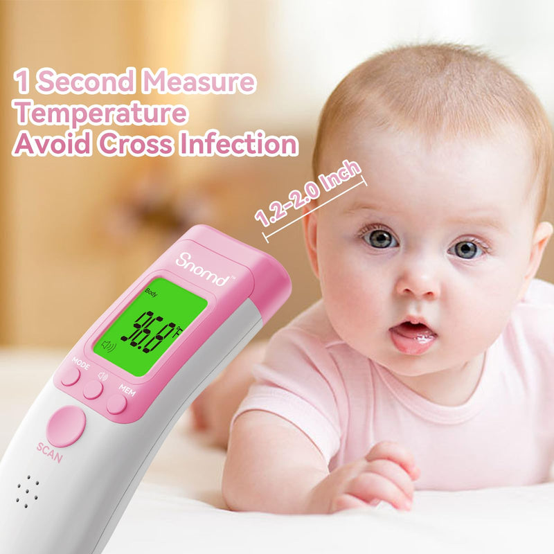 [Australia] - Digital Non-Contact Infrared Forehead Thermometer for Adults and Kids, 3 in 1 Medical Thermometer for Baby with Backlight LCD Screen 