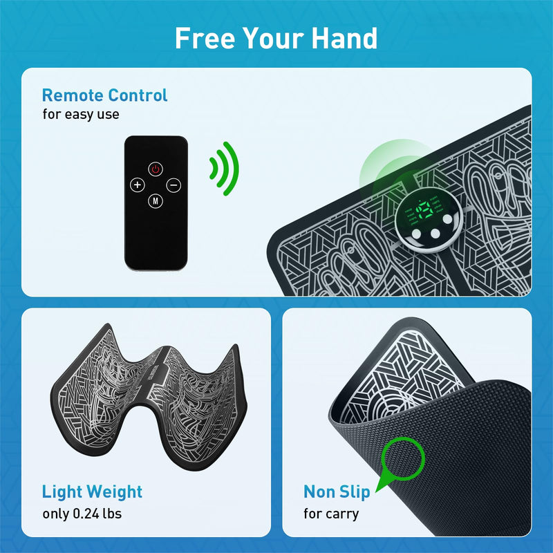 [Australia] - TENS & PMS,Transcutaneous Electronic Nerve Stimulator, EMS Foot Massage for Muscle Relaxation, LCD Display Screen 2X-Large 