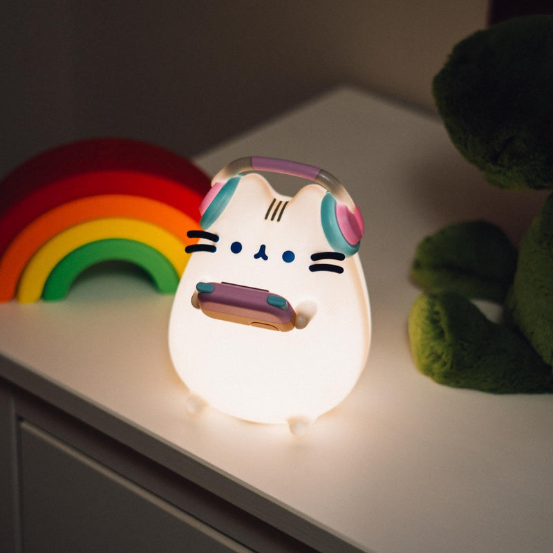 [Australia] - Grupo Erik Official Pusheen Gamer Lamp - Cat Lamp - Kids Lamp - Pusheen Gifts - Night Lamp for Bedroom Kids - Kids Lamps for Bedroom - Night Light Kids - Baby Night Light - Cat Light 