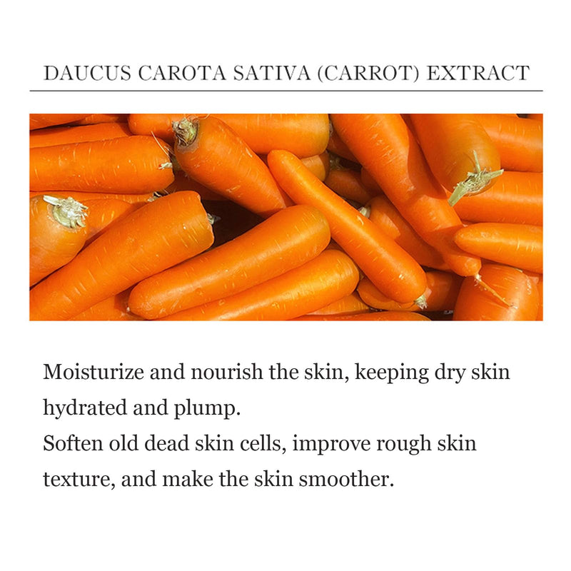 Carrot Moisturizing Body Lotion for Dry Skin, Hydrating & Firming Body Cream with Carrot Vitamin A for Women, Hand and Body Moisturizer Non-Greasy Refreshing Quickly Absorbed 320ml/ 10.82 Oz