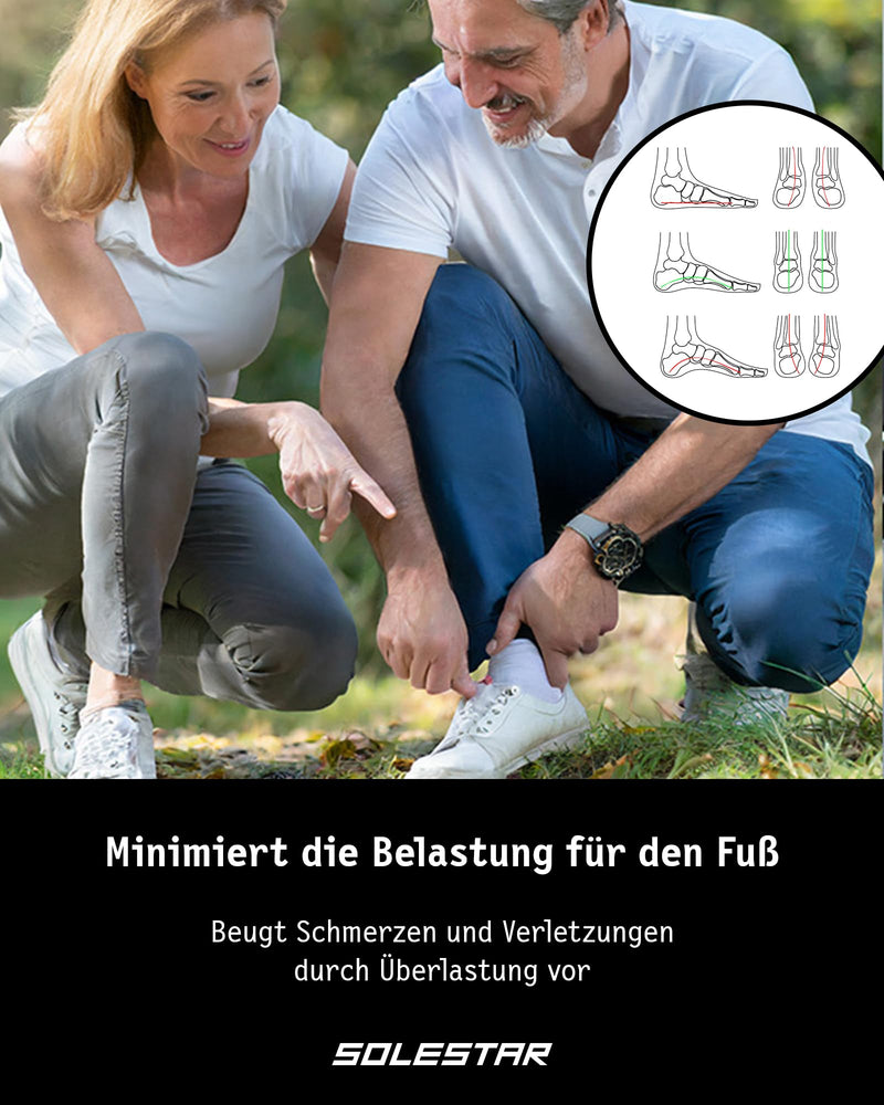 [Australia] - Solestar Active insoles everyday shoes size. 41/42 - Orthopedic shoe insoles - Elimination of discomfort & stabilization in everyday life - Maximum comfort 41-42 