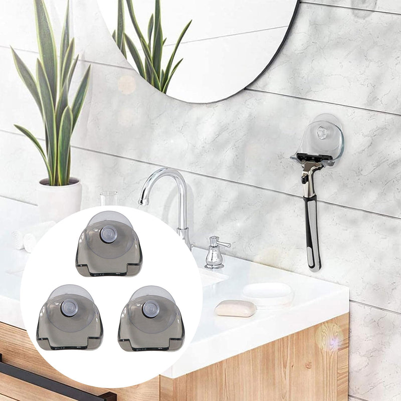 [Australia] - 3 pieces razor holder shower, razor holder shower, holder for razor shower, razor suspension shower 