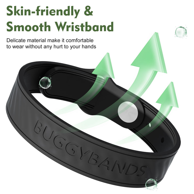 [Australia] - Mosquito Repellent Bracelets,12 Pack Silicone Mosquito Repellent Bands with DEET Free, Natural & Waterproof Bug Wristbands for Kids and Adults, Outdoor Traveling Protection 1 Count (Pack of 12) 