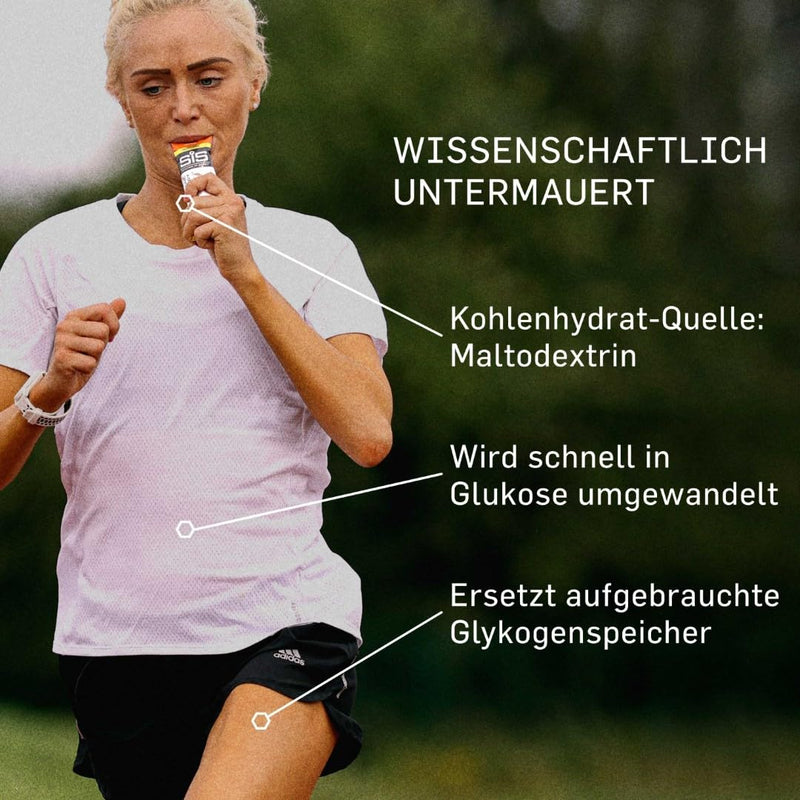 [Australia] - Science in Sport GO High Carb Isotonic Energy Gel 5 x 60ml, Vegan - Isotonic formulation with 22g carbohydrates, good energy supplier, optimal alternative for isotonic drinks, pack of 5 