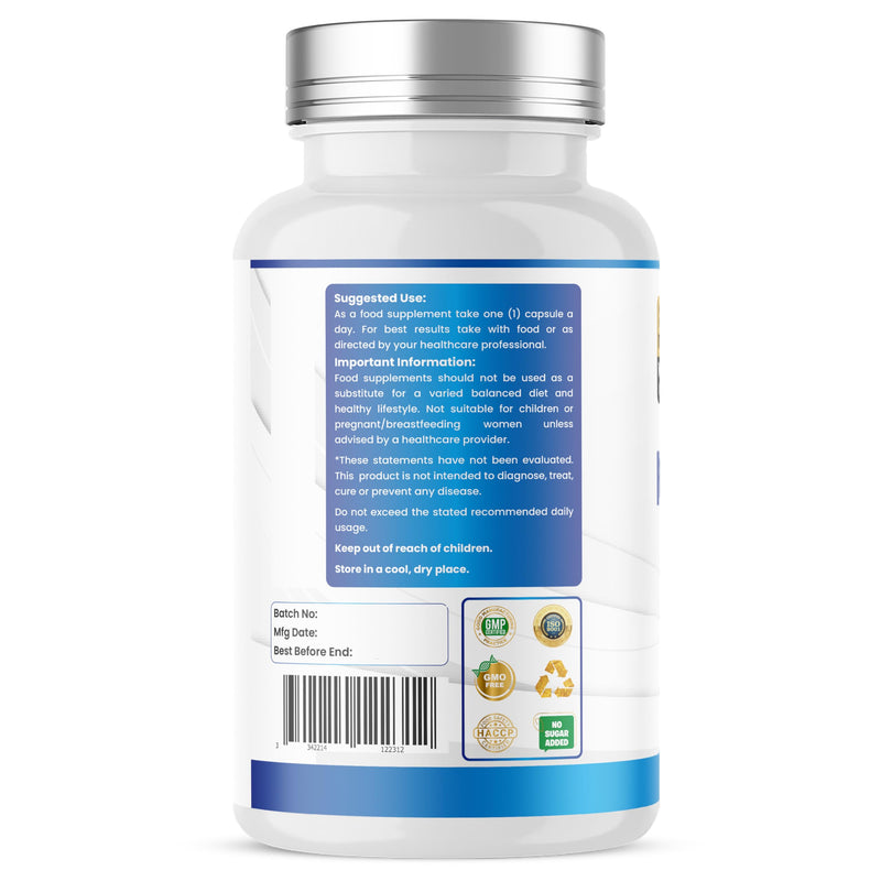 Humming Herbs Potassium Gluconate, Magnesium Glycinate, Iodine & Vitamin D3, 180 Vegan Capsules -Electrolyte, Thyroid & Bone Health Support