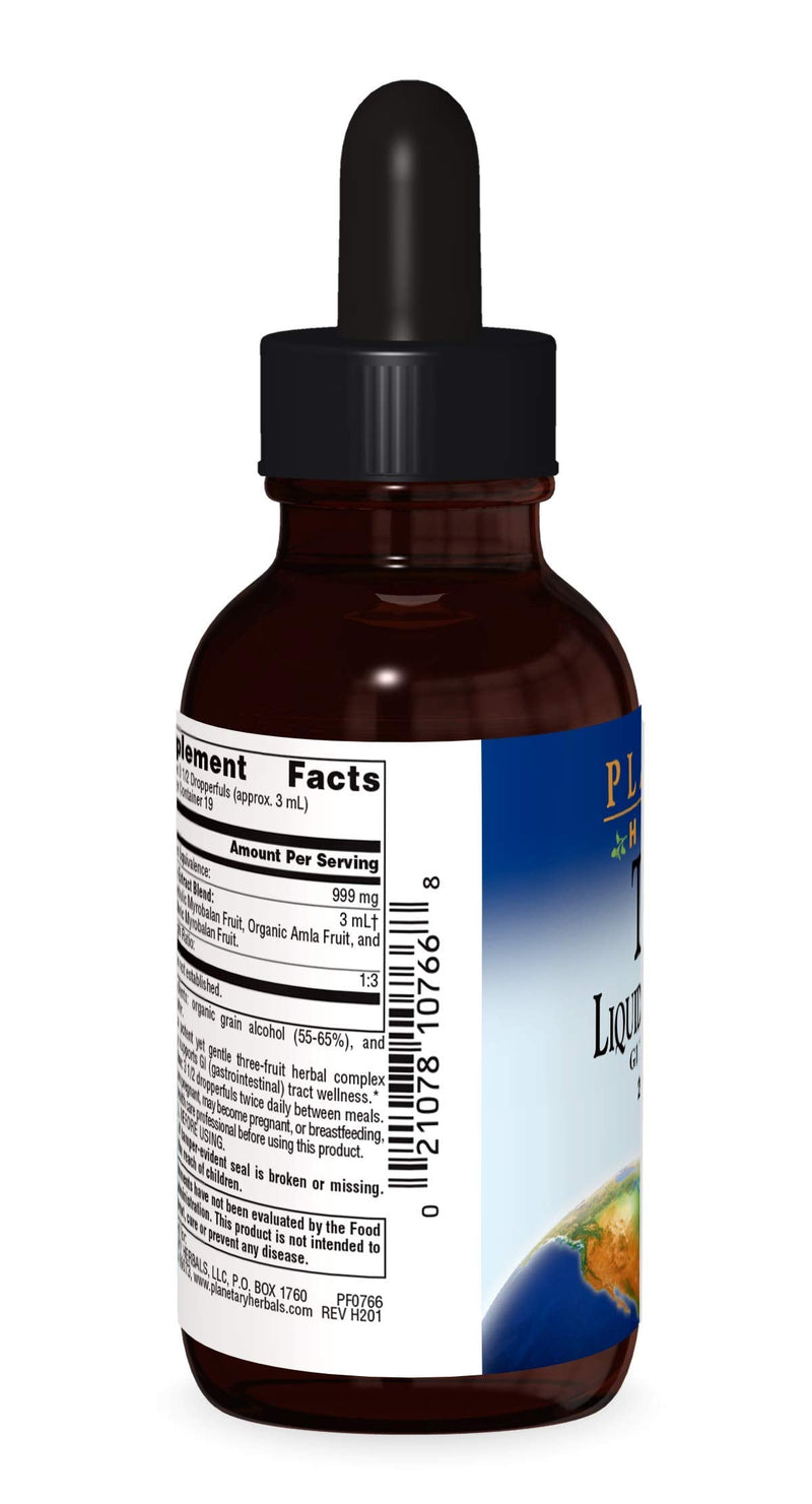 [Australia] - PLANETARY HERBALS Triphala GI Tract Wellness, 1000 mg, 2 Fluid Ounce 2 Fl Oz (Pack of 1) 