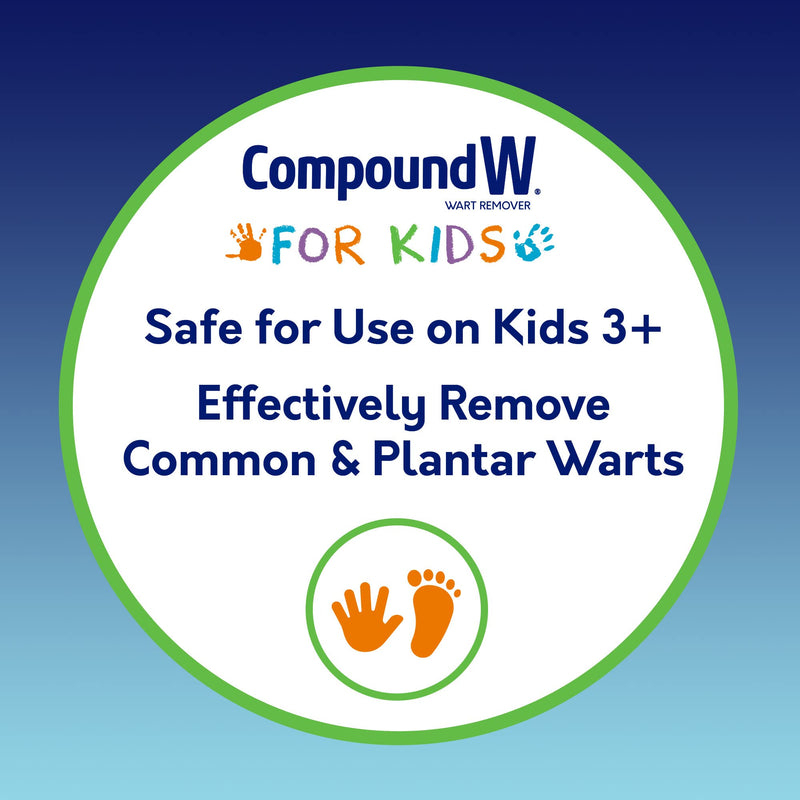 [Australia] - Compound W One Step Wart Remover Strips for Kids, 10 Medicated Strips 10 count unflavored 10 Count (Pack of 1) 