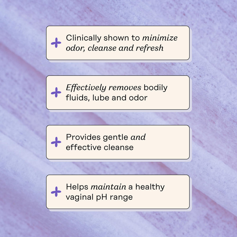 [Australia] - The Honey Pot Company - Intimacy Cleansing Wipes - PH Balancing, Paraben Free, Feminine Products - Ultra-thick and Extra Large Cleansing Cloths for the Bedroom - 20 ct. 