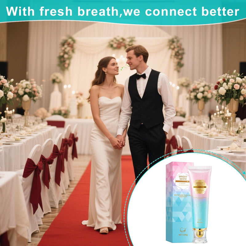 Niacinamide Whitening Toothpaste Natural Mild and Non-Irritating Nicotinamide White Toothpaste Prevents Tooth Decay Freshens Breath, and Promotes Oral Health 1