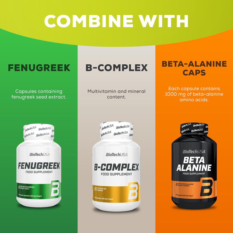 BioTechUSA Creator | with 2 Types of Creatine | Amino Acids | Vitamin B6 | Caffeine-Free | Easy-to-Dose Formula, 120 Capsules