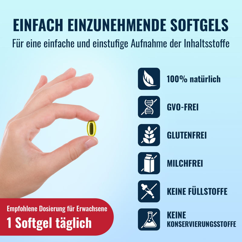 [Australia] - Ubiquinol CoQ10 600 mg Soft Gel Capsules with Shilajit Extract 300 mg, Omega-3 150 mg, PQQ 20 mg - Dual Delivery System - Improved Absorption (60 Pieces, Pack of 1) 60 Pieces (Pack of 1) 