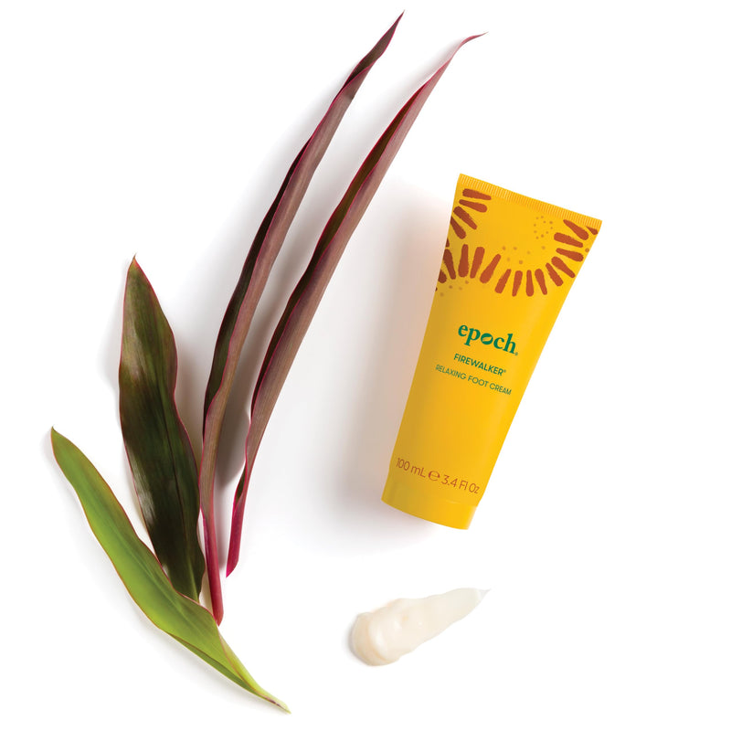 Nu Skin Epoch Firewalker Foot Cream | Hawaiian Ti Leaf | 3.4 Fl Oz | 1 Pack | Babassu Oil moisturizes and softens skin | Ideal for daily foot care and travel 3.4 Fl Oz (Pack of 1)