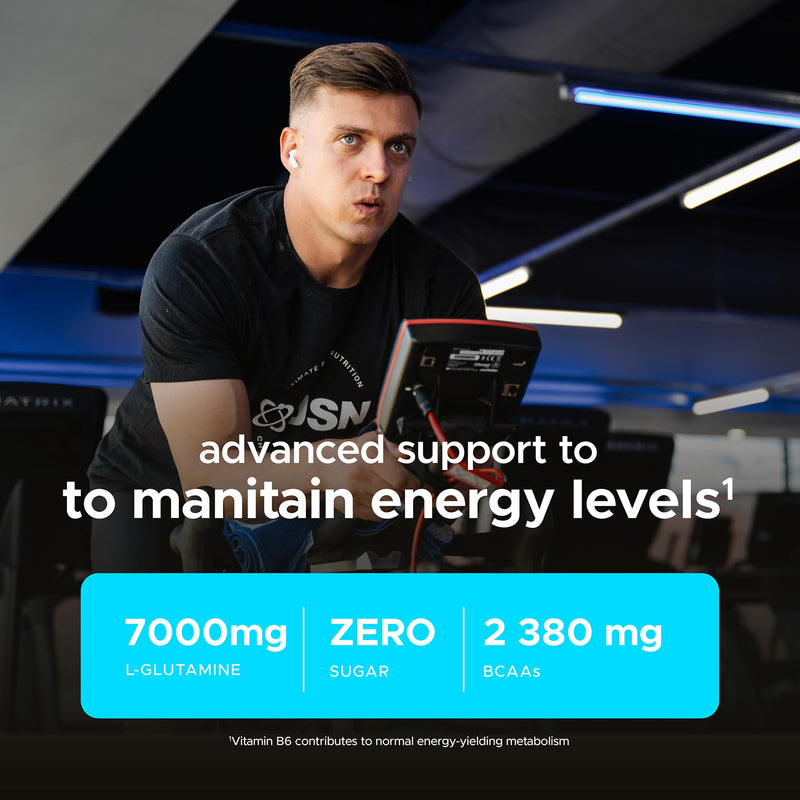 USN Power Punch BCAA Amino Acids Powder, Blue Raspberry Flavour - 400g, Vegan BCAA Powder, Vitamin B6 & No Sugar, Pre Workout & Intra Workout Energy Drink & Dietary Supplement to Maximise Performance 36 Servings (400 g, Pack of 1)