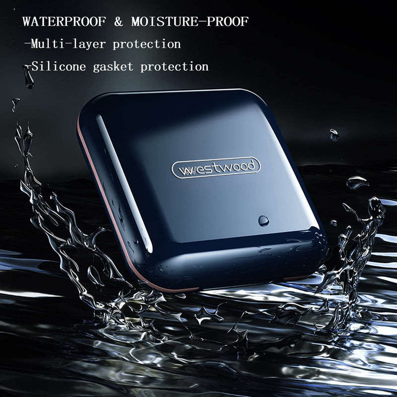 [Australia] - Small Pill Box,Pill Case,Pill Organizer,Travel Waterproof Portable Pocket Pill Box Medicine Organizer,Daily Pill Container for Purses Compact Travel Medicine Holder for Vitamins Medication Black Small 