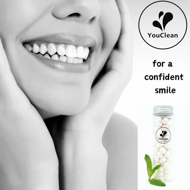 [Australia] - Refill Pack - 365 Toothpaste Tablets - Natural Remineralization & Whitening with Nano Hydroxyapatite - Travel or Daily Use - Fluoride Free (Mint365) Mint365 