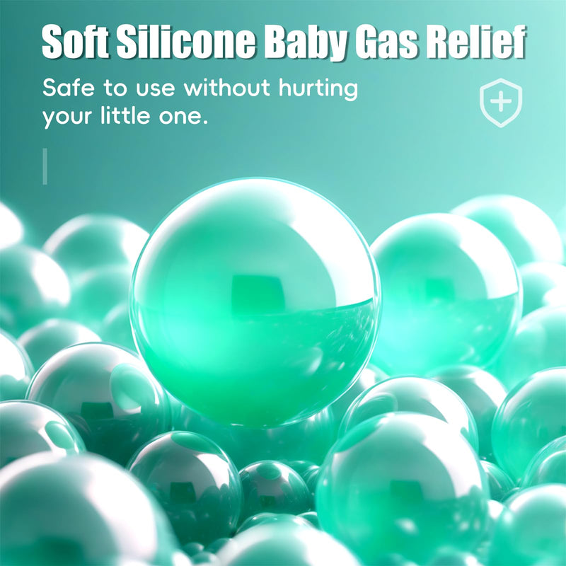 [Australia] - Gas and Colic Reliever for Babies, 20 Count Natural Solution for Baby Colic and Gas ReliefÔºåSafe & Effective Instant Constipation Relief for Babies Baby Gas Colic Passer (Green) 