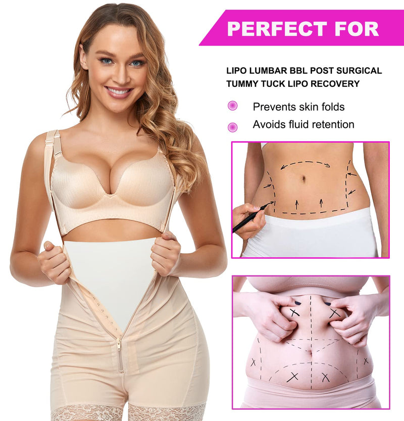 [Australia] - 4 Pack Lipo Foam Post-surgical Ab Board Flattening Abdominal Compression Board for using with Post Liposuction Surgery Compression Garments Foam pads for Recovery 8"X11" White 