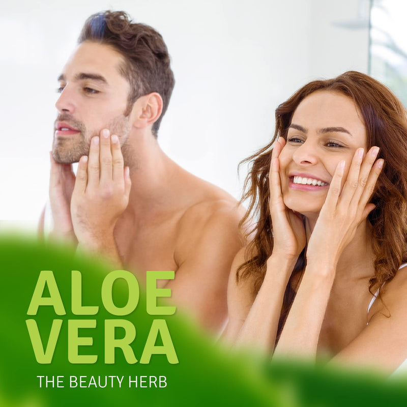 Aloe Life – Skin Gel & Herbs Ultimate Skin Treatment, 99% Certified Organic Whole Leaf Aloe Vera, Vitamins C, A, & E, Head-to-Toe Skin Care Support for the Whole Family, Fragrance-Free (4 oz) 4 Ounce (Pack of 1)