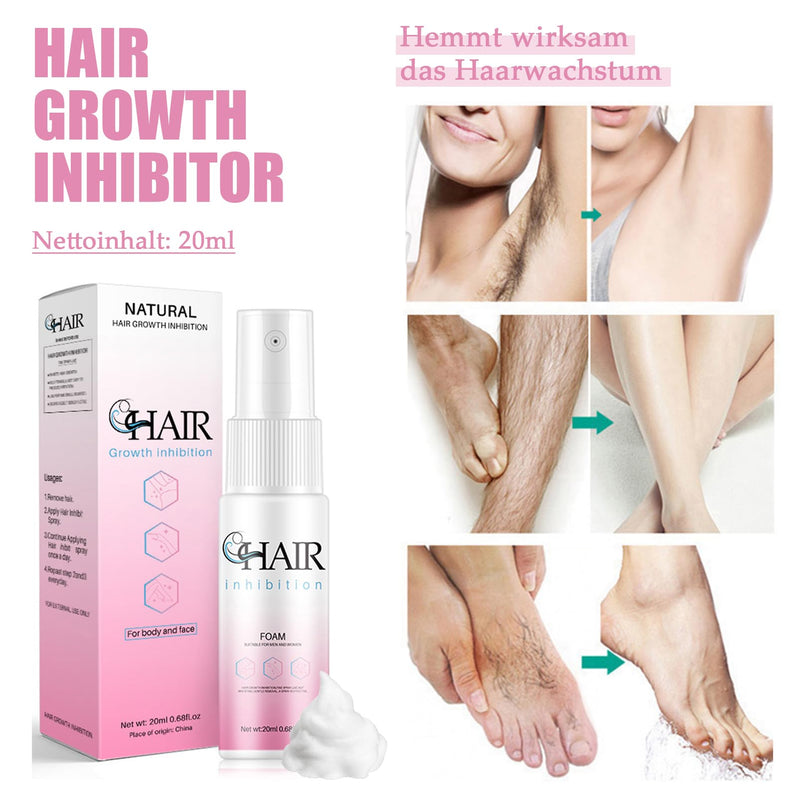 [Australia] - Hair Growth Inhibitor S-pray - Slows down hair growth - Natural Hair Removal Serum S-pray - Use on legs, bikini zone, legs, arms & face - Hair growth inhibitor for sustainably smooth skin 