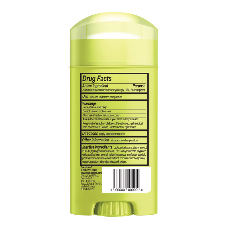 Ban Anti-Perspirant Deodorant Invisible Solid Powder Fresh 2.60 oz (Pack of 4)