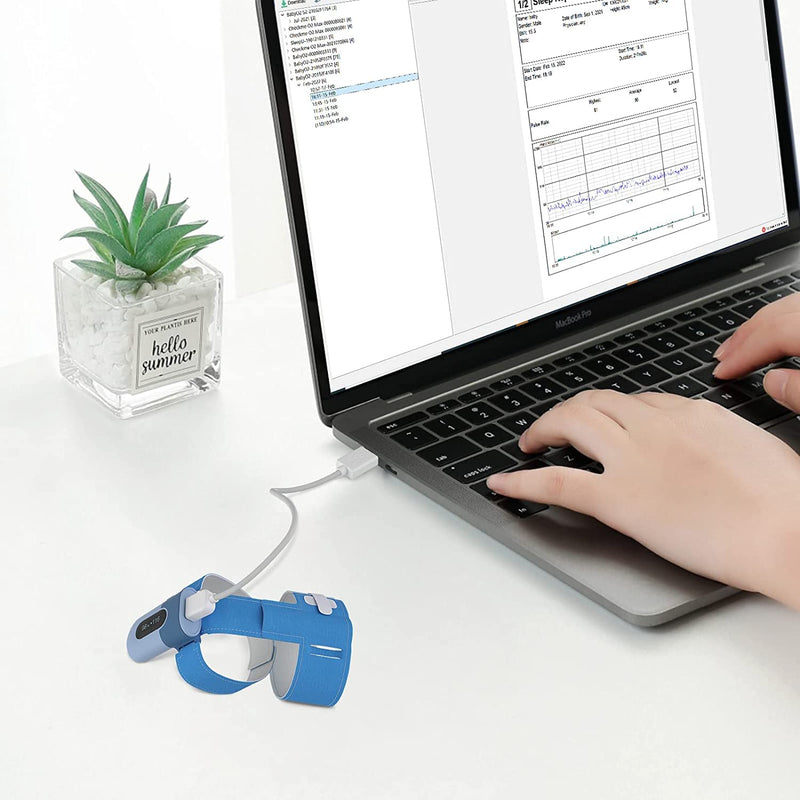 [Australia] - Original D-Type USB Charge Data Cable for Checkme O2 Max, SleepU, VisualOxy, Oxiband Ring Pulse Oximeter, BabyO2, BabyO2 S2 