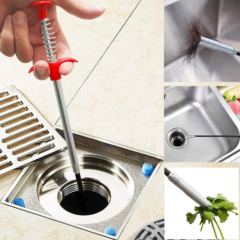 [Australia] - Flexible Grabber Claw Pick Up Reacher Tool With 4 Claws Bendable Hose Pickup Reaching Assist Tool for Litter Pick, Home Sink, Drains, Toilet (79 inch) 79 Inch 