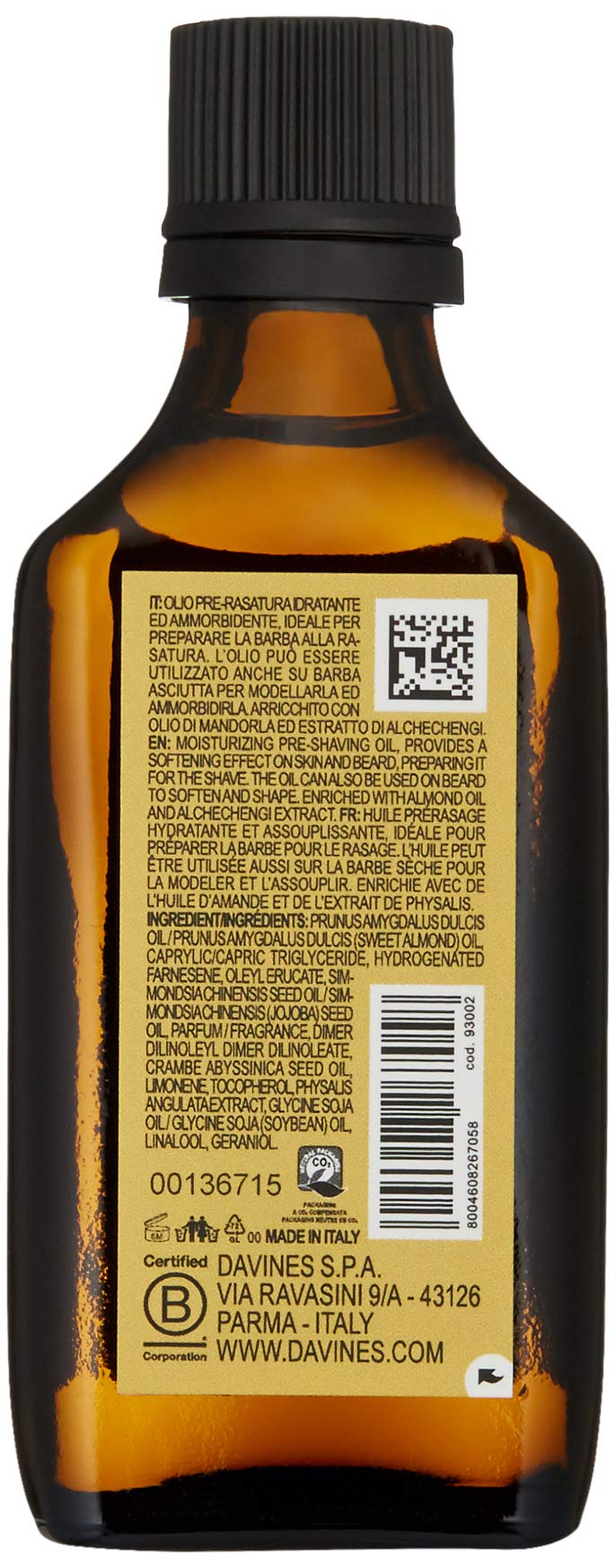 [Australia] - Davines Pasta & Love Pre-Shaving & Beard Oil 50 ml 