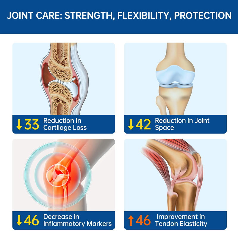 [Australia] - OVOMET Eggshell Membrane Low-Purine Glucosamine Chondroitin Sulfate MSM Boswellia Joint Supplement - Supports Mobility Comfort Strength Flexibility & Bone - Made in Germany - 60 Days Supply 