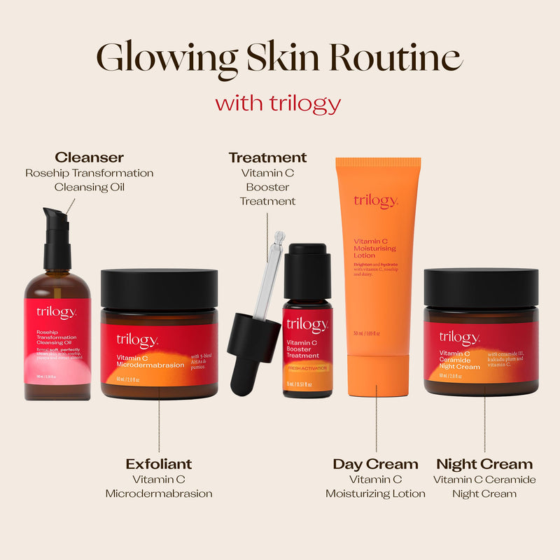 Trilogy Vitamin C Booster Treatment, Illuminating Serum with Hyaluronic Acid, 0.51 fl oz 0.51 Fl Oz (Pack of 1)