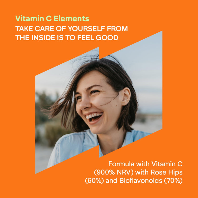 Vitamin C 1000 mg with Rosehip + Ascorbic Acid + Bioflavonoids - 180 Capsules Nutralie