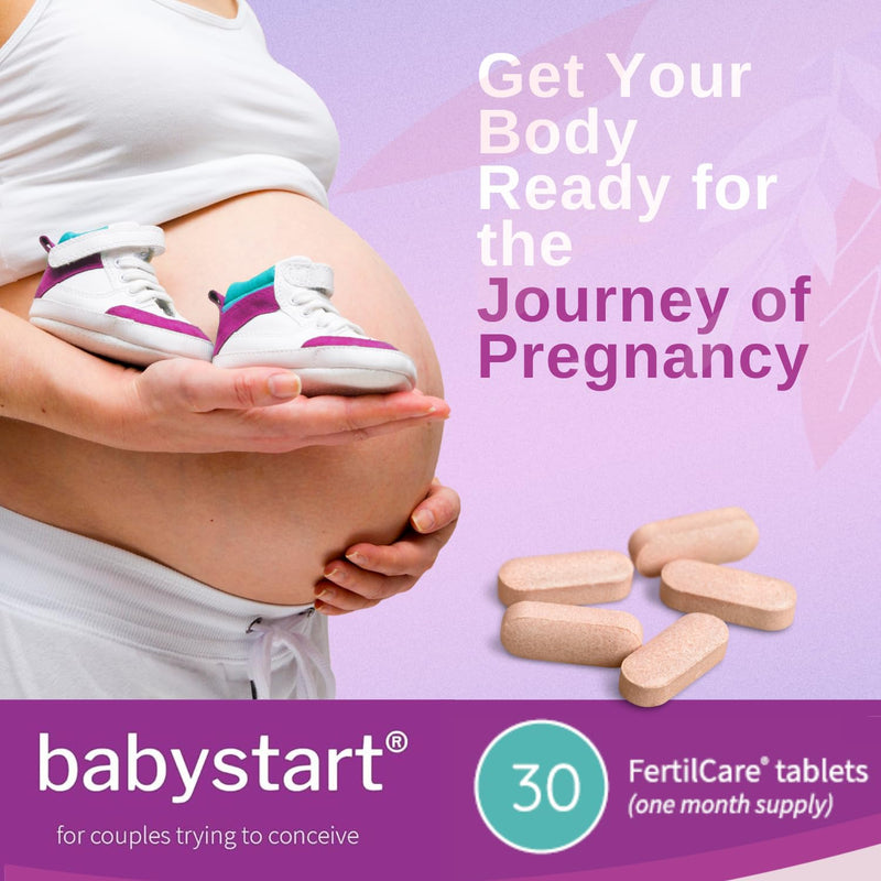Fertility Supplements for Women - FertilCare 30 Tablets, 1 Month Supply, Prenatal Vitamins and Minerals Including Folic Acid, Vitamins B, C, D, E for Conception and Nutritional Support 1 count (Pack of 1)