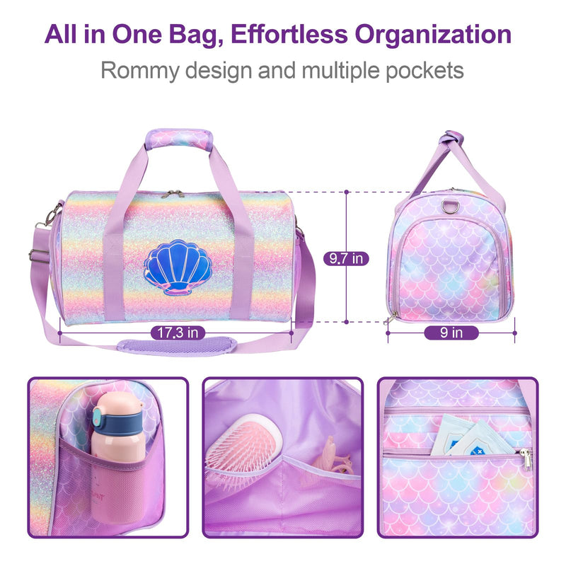 Bagseri Dance Bag for Girls - Ballet Bag for Girls Large Capacity Pencil Pen Case-Cute Pencil Case for Girls Kids Bundle
