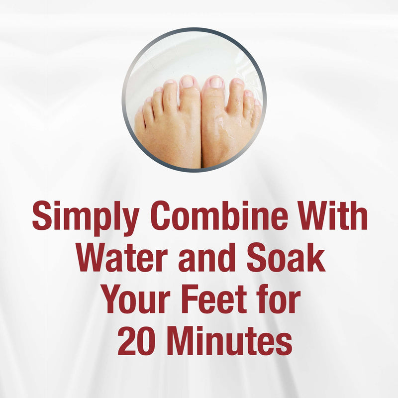 Kerasal Athlete's Medicated Foot Soak, Bath for 5-in-1 Rapid Symptom Relief, 12 Count, (Pack of 1) Medicated Soak