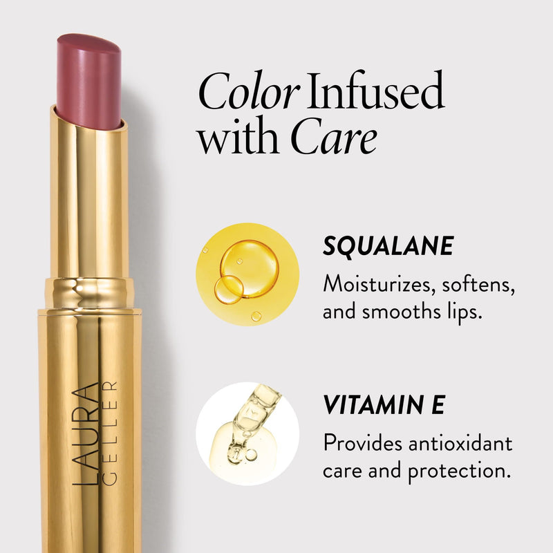 LAURA GELLER Jelly Balm Tinted Hydrating Lip Balm – Terracotta Go 12 Terracotta Go 1 Count (Pack of 1)