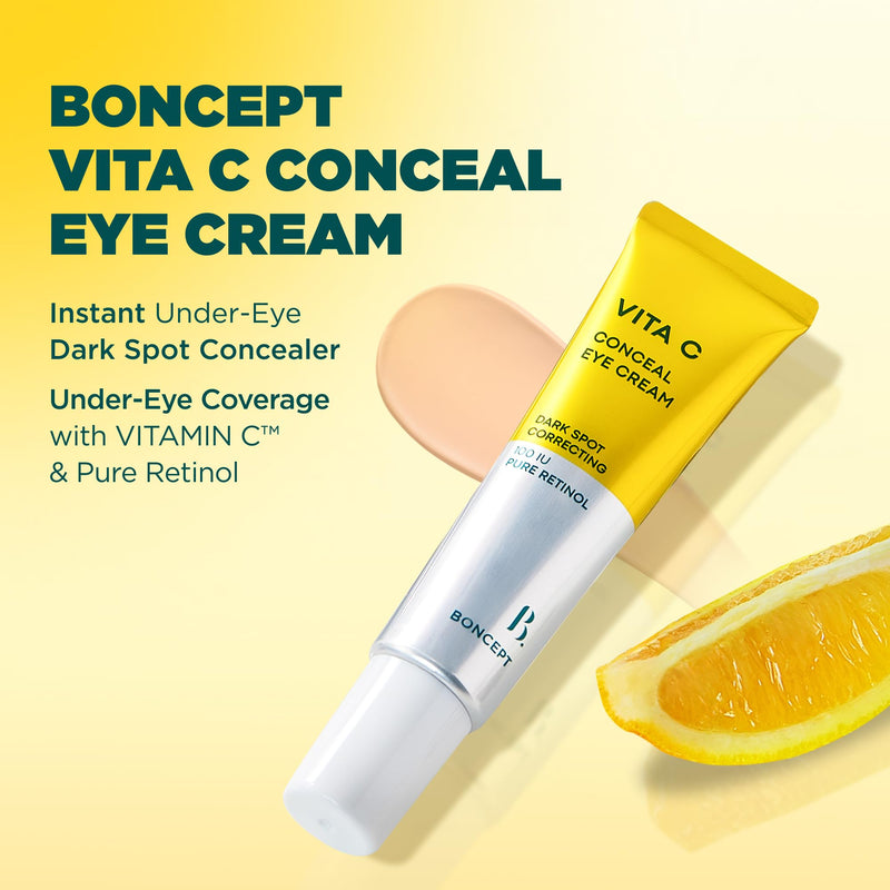 Vita C Conceal Eye Cream | Revitalising & Firming Korean Vitamin C Eye Treatment