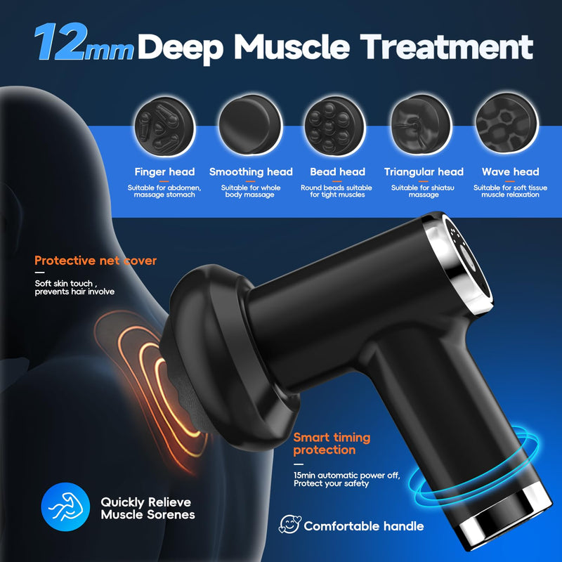 [Australia] - Anti Cellulite Massage Tool, Body Sculpting Machine for Women, Lymphatic Drainage Device with Lipo Roller, Handheld Home Use for Belly Fat, Stomach, Thighs & Buttocks Sculpting (Black) Black 