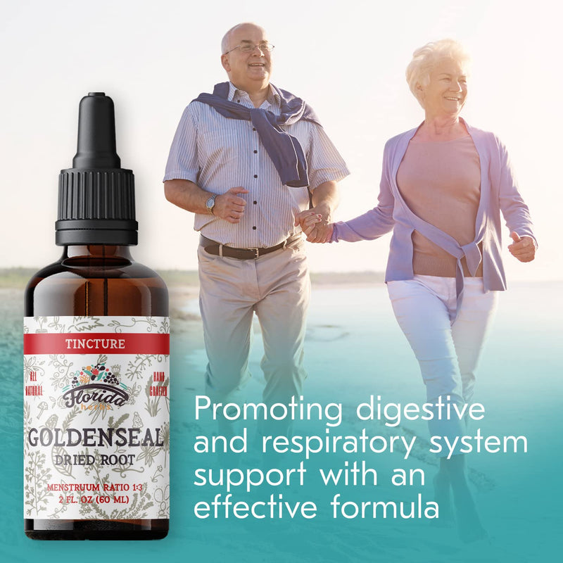 [Australia] - Goldenseal Root Tincture, Organic Goldenseal Extract (Hydrastis Canadensis) Health Supplement, 2 oz, 680 mg 2 Fl Oz (Pack of 1) 