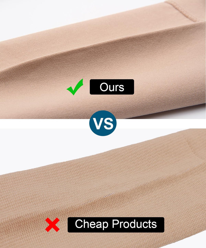 [Australia] - Medical Compression Stockings Women & Men 20-30 mmHg Class 2, Size S-4XL, Graduated Support Compression Socks Support Stockings for Varicose Veins Edema Flight XL Beige 